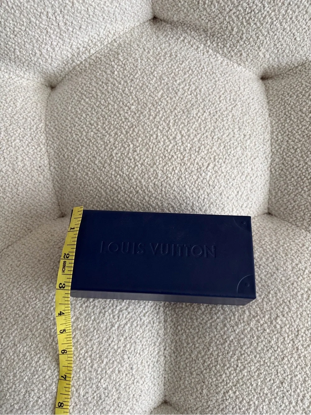 Louis Vuitton Magnetic Hard Eyewear Case, Navy Blue
